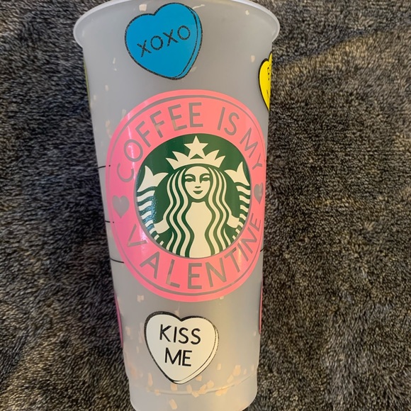 Starbucks Color changing confetti cup